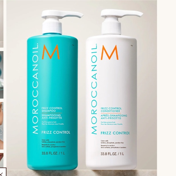 Moroccanoil Frizz Control Shampoo & Conditioner Liter Bundle - Picture 1 of 1